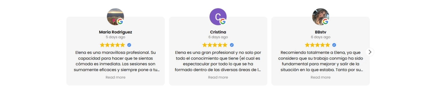 resenas-elena Reseñas Elena Psicóloga