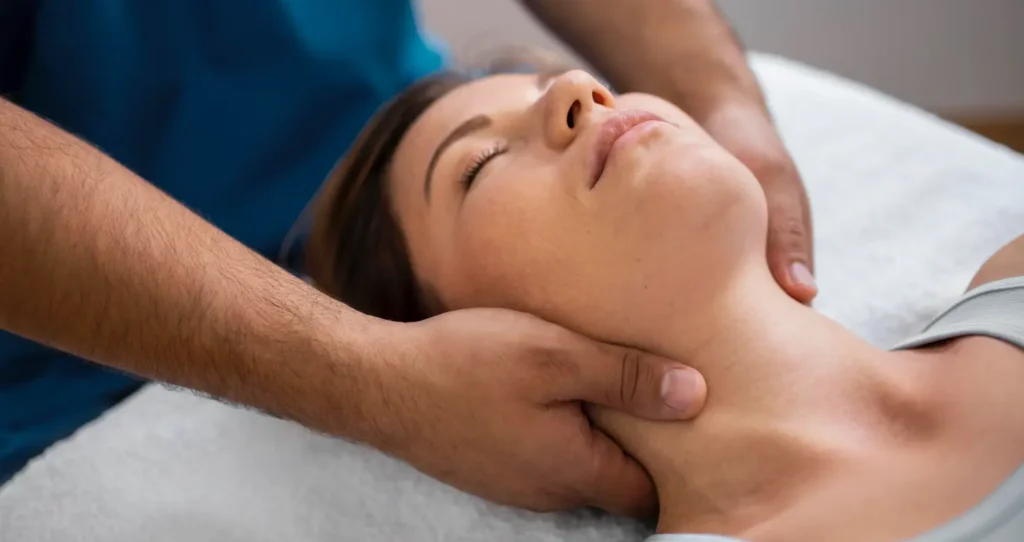 fisioterapia para la articulación temporomandibular